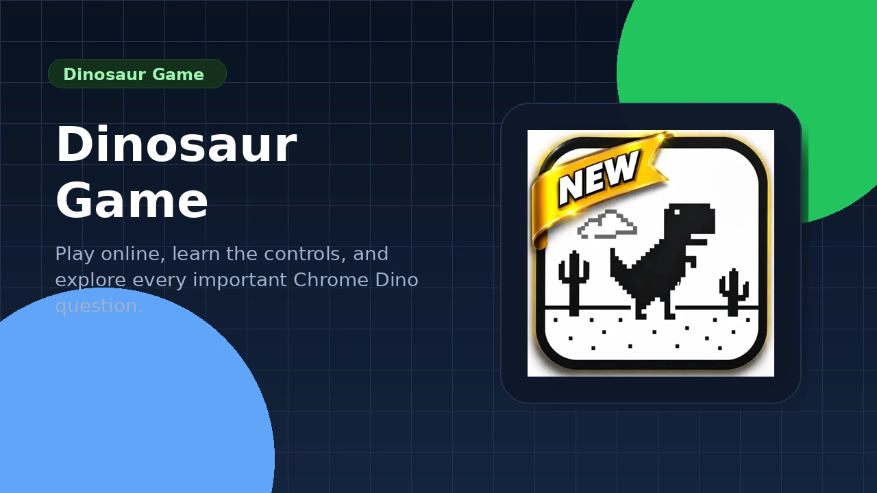 Dinosaur Game - Play Online Free | Chrome Dino Game